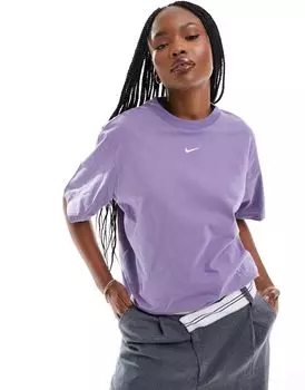 Фиолетовая оверсайз-футболка Nike Essential