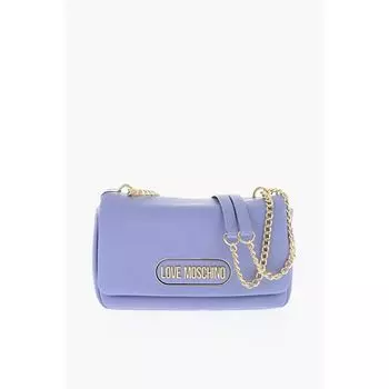 Фиолетовая полиэтиленовая сумка через плечо Moschino, Purple