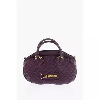 Фиолетовая полиэтиленовая сумка-тоут Moschino, Purple