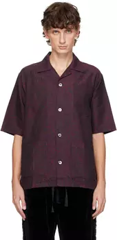 Фиолетовая рубашка-кабана NEEDLES, A-purple/Pink