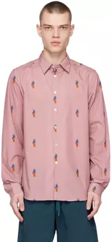 Фиолетовая рубашка с принтом PS by Paul Smith
