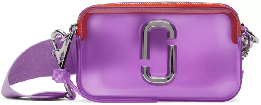 Фиолетовая сумка «The Jelly Snapshot» Marc Jacobs