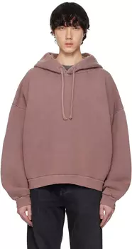 Фиолетовая толстовка с капюшоном свободного кроя Acne Studios