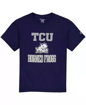 Фиолетовая трикотажная футболка TCU Horned Frogs Circling Team для мальчиков и девочек TCU Champion, фиолетовый