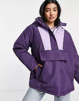 Фиолетовая верхняя куртка ASOS DESIGN