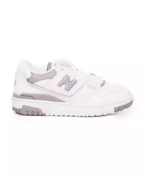 Фиолетово кроссовки из искусственной кожи New Balance, белый