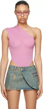 Фиолетовое нефритовое боди Miaou