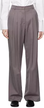 Фиолетовые базовые брюки LOW CLASSIC