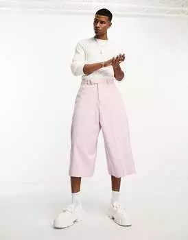 Фиолетовые брюки-кюлоты ASOS DESIGN