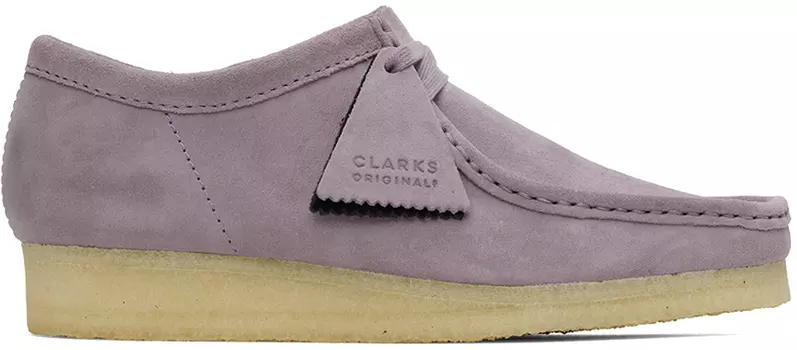 Фиолетовые дерби Clarks Originals Wallabee