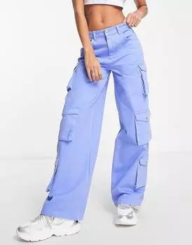 Фиолетовые джинсы карго ASYOU