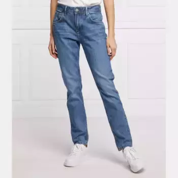 Фиолетовые джинсы кроя для мамы высокая талия Pepe Jeans London, синий