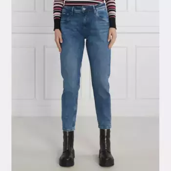 Фиолетовые джинсы прямого кроя Pepe Jeans London, синий