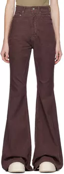 Фиолетовые джинсы Rick Owens DRKSHDW Bolan