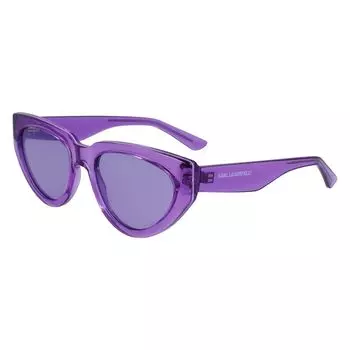Фиолетовые инжектированные солнцезащитные очки Karl Lagerfeld