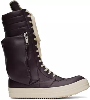 Фиолетовые кроссовки Rick Owens Cargobasket