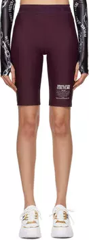 Фиолетовые леггинсы-шорты Versace Jeans Couture