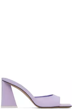 Фиолетовые мини-мюли Devon The Attico