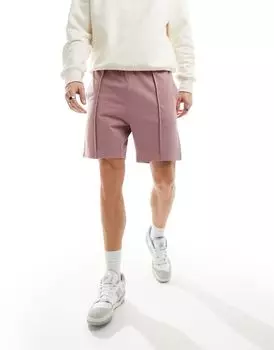 Фиолетовые шорты узкого кроя из пике ASOS