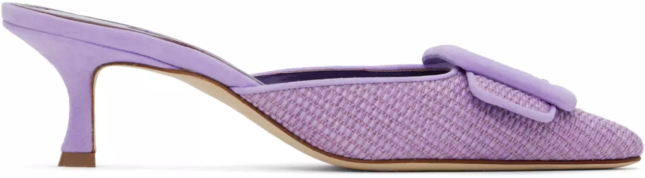 Фиолетовые туфли Maysalebi Manolo Blahnik