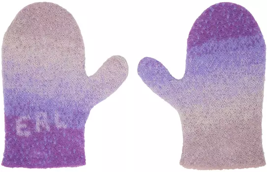 Фиолетовые варежки с градиентом ERL