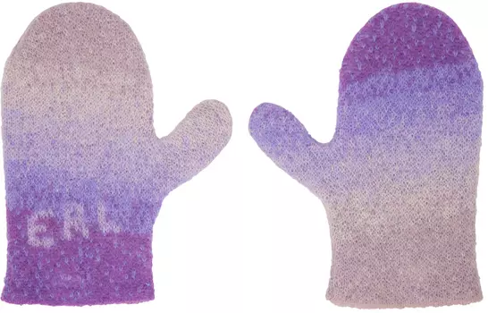 Фиолетовые варежки с градиентом ERL