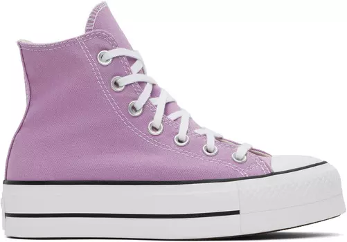 Фиолетовые высокие кроссовки Chuck Taylor All Star Lift Platform Converse