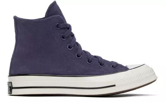 Фиолетовые замшевые кроссовки Chuck 70 Heritage Converse