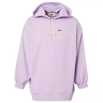 Фиолетовый хлопковый свитер MSGM