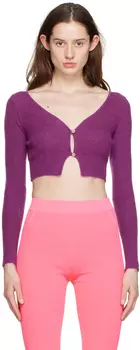 Фиолетовый Кардиган Le Papier 'Le Cardigan Alzou' Jacquemus