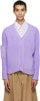 Фиолетовый Кардиган Le Papier 'Le Cardigan Neve' Jacquemus