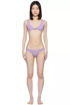 Фиолетовый Кольцо Скаут Кроп и Кольцо Сцена Бикини Bond-Eye