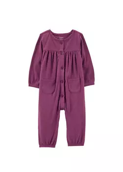 Фиолетовый комбинезон для девочки Carter's