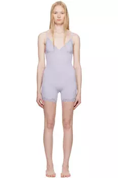 Фиолетовый комбинезон-комбинезон с треугольными вставками, подходит всем SKIMS