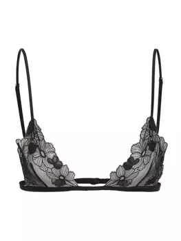 Фиолетовый мягкий бюстгальтер Kiki De Montparnasse, черный