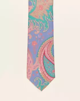 Фиолетовый нарядный галстук для мужчин PuroEgo, мультиколор