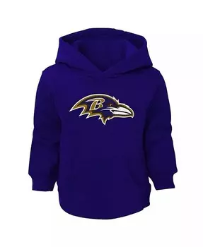 Фиолетовый пуловер с капюшоном и логотипом Baltimore Ravens для мальчиков и девочек для малышей Outerstuff, фиолетовый
