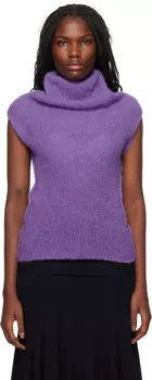 Фиолетовый пушистый свитер Gimaguas