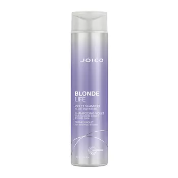 Фиолетовый шампунь для ярких светлых волос с холодным подтоном blonde life violet shampoo Joico, 300 мл