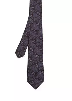 Фиолетовый шелковый галстук Canali, фиолетовый