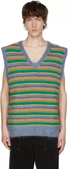 Фиолетовый шерстяной жилет A PERSONAL NOTE 73