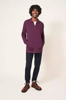 Фиолетовый свитшот Ashby на молнии 1/2 White Stuff, фиолетовый