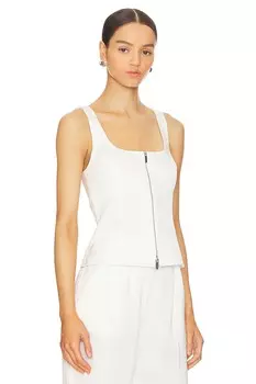 Фиолетовый топ Amanda Uprichard, белый