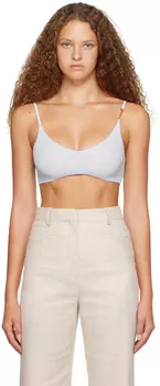 Фиолетовый топ без рукавов Le Chouchou Le Bandeau Pralu Jacquemus