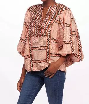 Фиолетовый топ в цвете Sunset Clay EVA FRANCO