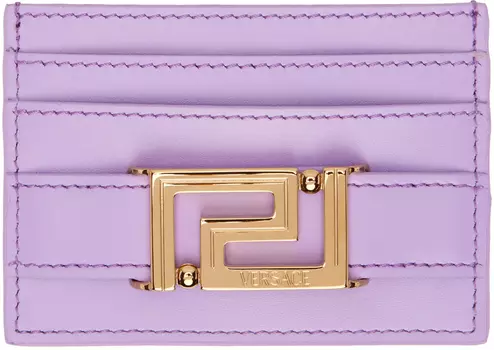 Фиолетовый визитница Greca Goddess Versace