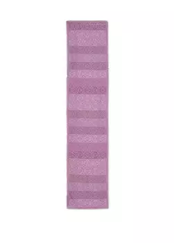 Фиолетовый женский шерстяной шарф с логотипом Loewe