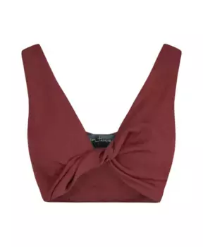 Фиона кроп топ Кармина Cortana, красный