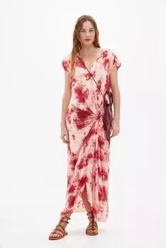 Фиона. Платье с узлом тай-дай. Hoss Intropia, темно-крозовый