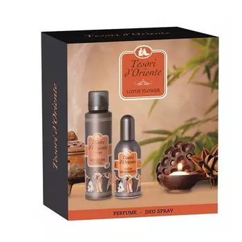 Fior Di Loto Lotos Set Дезодорант и духи в декоративной коробке Tesori D'Oriente